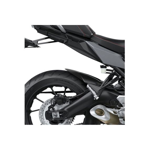 Achterspatbord verlenger mat zwart voor het originele spatbord Yamaha MT-09 Tracer/GT ’18-'20