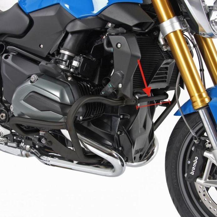 Valbeugel verbindingsbeugel antraciet Hepco&Becker BMW R1200GS LC '13-