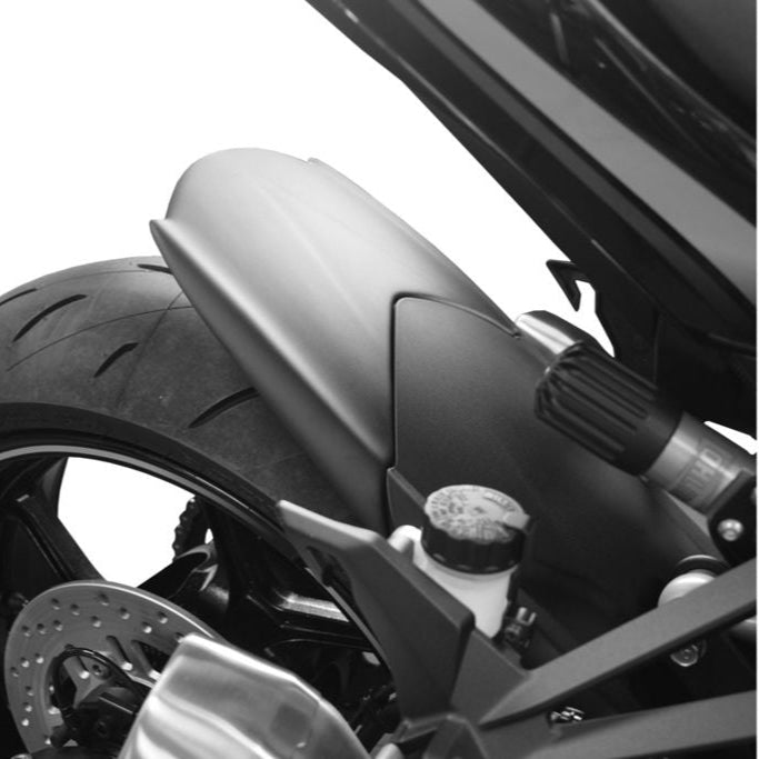Achterspatbord verlenger Puig mat zwart voor het originele spatbord Kawasaki Versys 1000 '19-