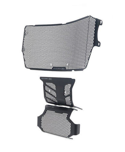 Radiator/oliekoeler/engine guard cover set zwart Evotech Performance Ducati Hypermotard 950/SP '19-