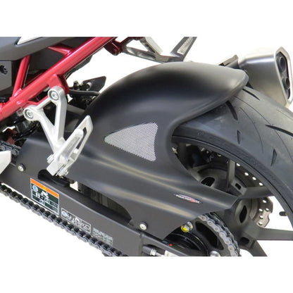 Achterspatbord sport-line mat zwart met zilver gaas Honda CB750 Hornet '23-