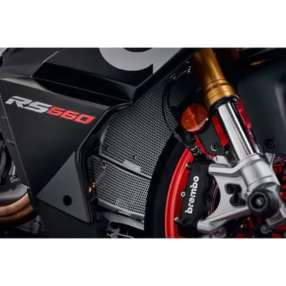 Radiator / uitlaatbochten cover set zwart Evotech Performance Aprilia RS660 '21-