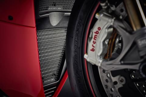Radiator cover set zwart Evotech Performance Ducati Streetfighter V4 '20-