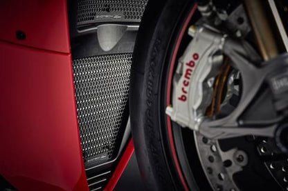 Radiator cover set zwart Evotech Performance Ducati Streetfighter V4 '20-