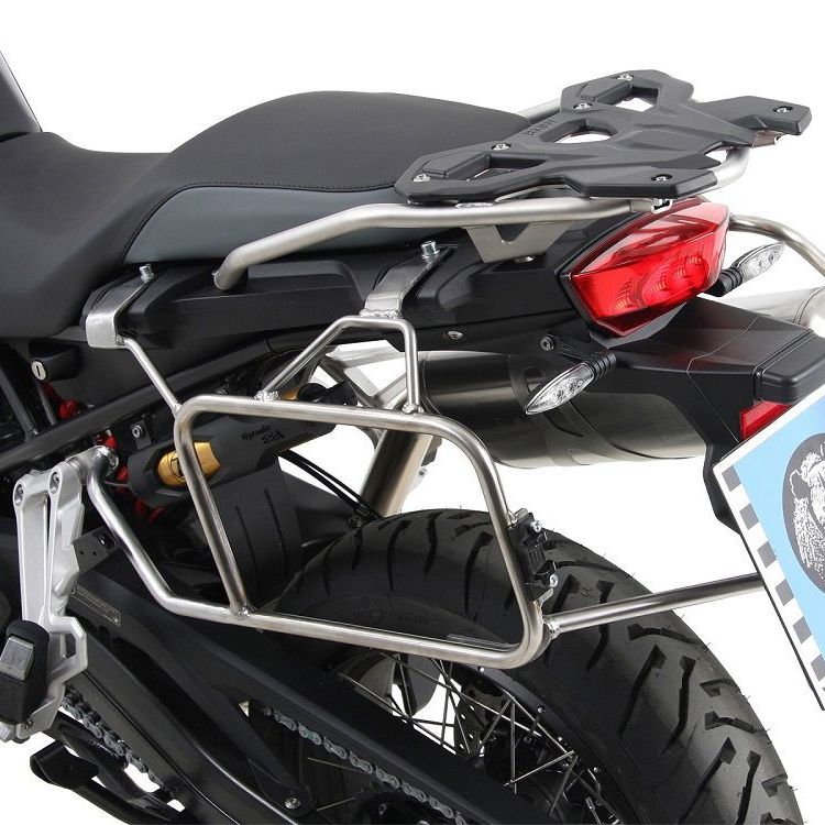Kofferrek RVS voor 'Cutout' Xplorer zijkoffers Hepco&Becker BMW F850GS '18-23
