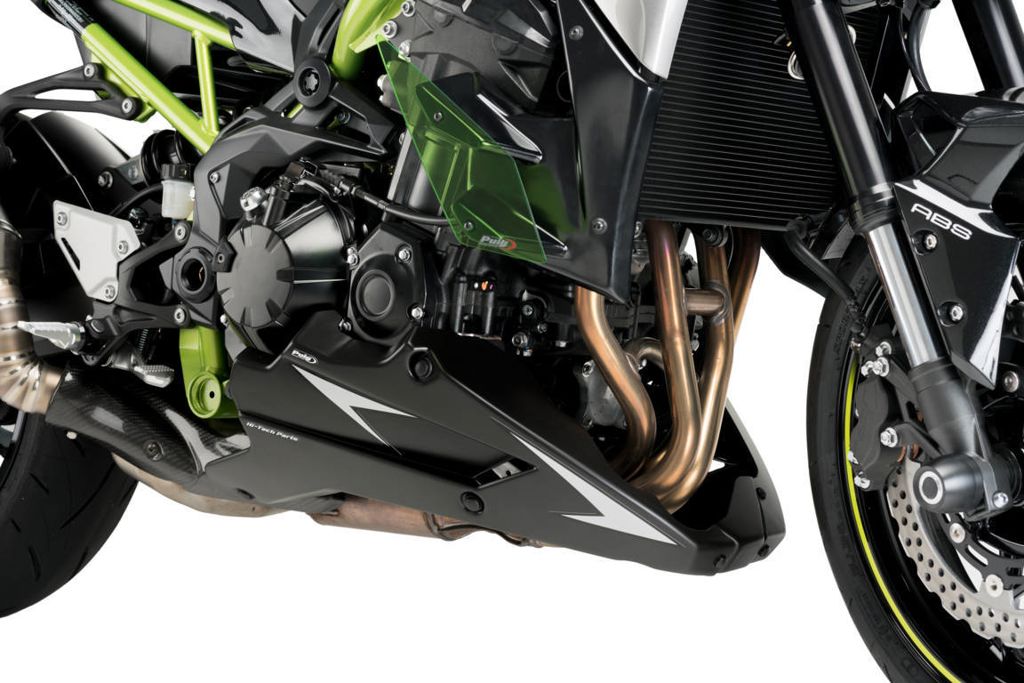 Motorspoiler mat zwart Puig Kawasaki Z900 '17-