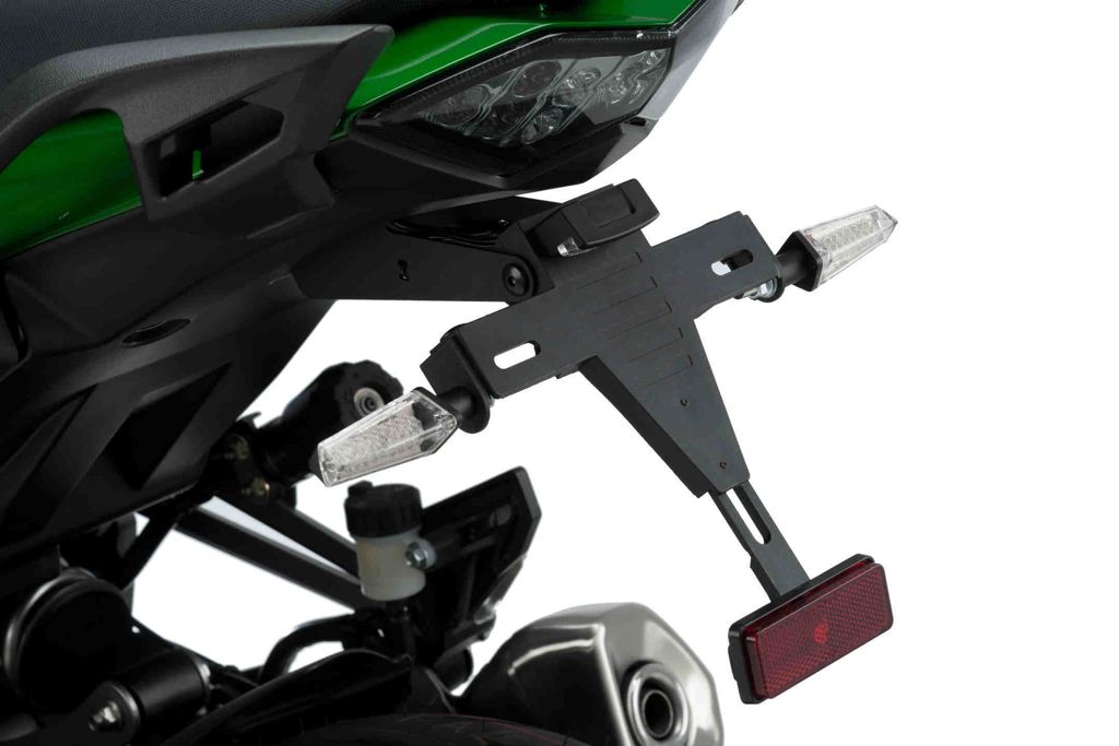 Kentekenplaathouder zwart Puig Kawasaki Z1000SX '11-