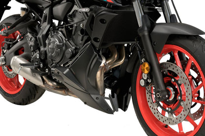 Motorspoiler S-line Puig mat zwart Yamaha MT-07 '21-