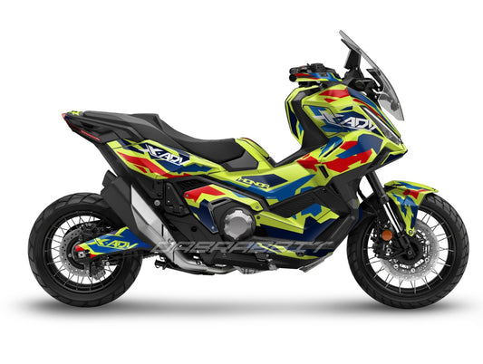 X-ADV 750 (2025~) Full Graphic Kit – AF-FYBL Fluo Edition