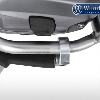 Crash bar foot rests - silver diverse BMW modellen Wunderlich