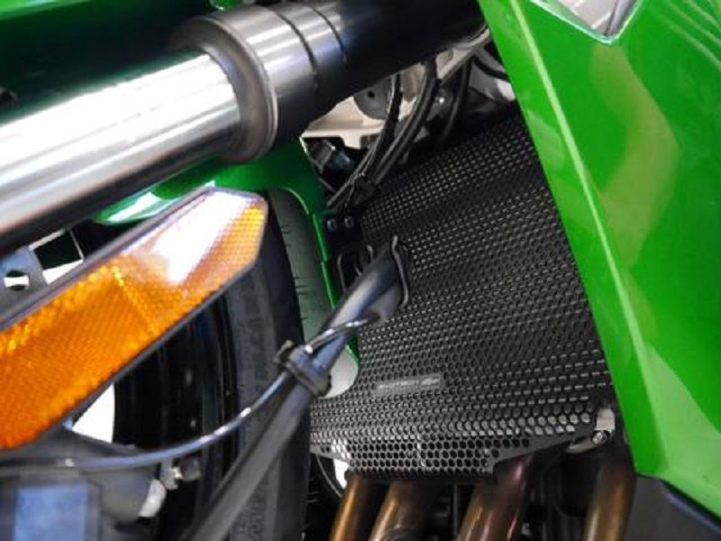 Radiatorcover zwart Evotech Performance Kawasaki Ninja 1000SX '20-