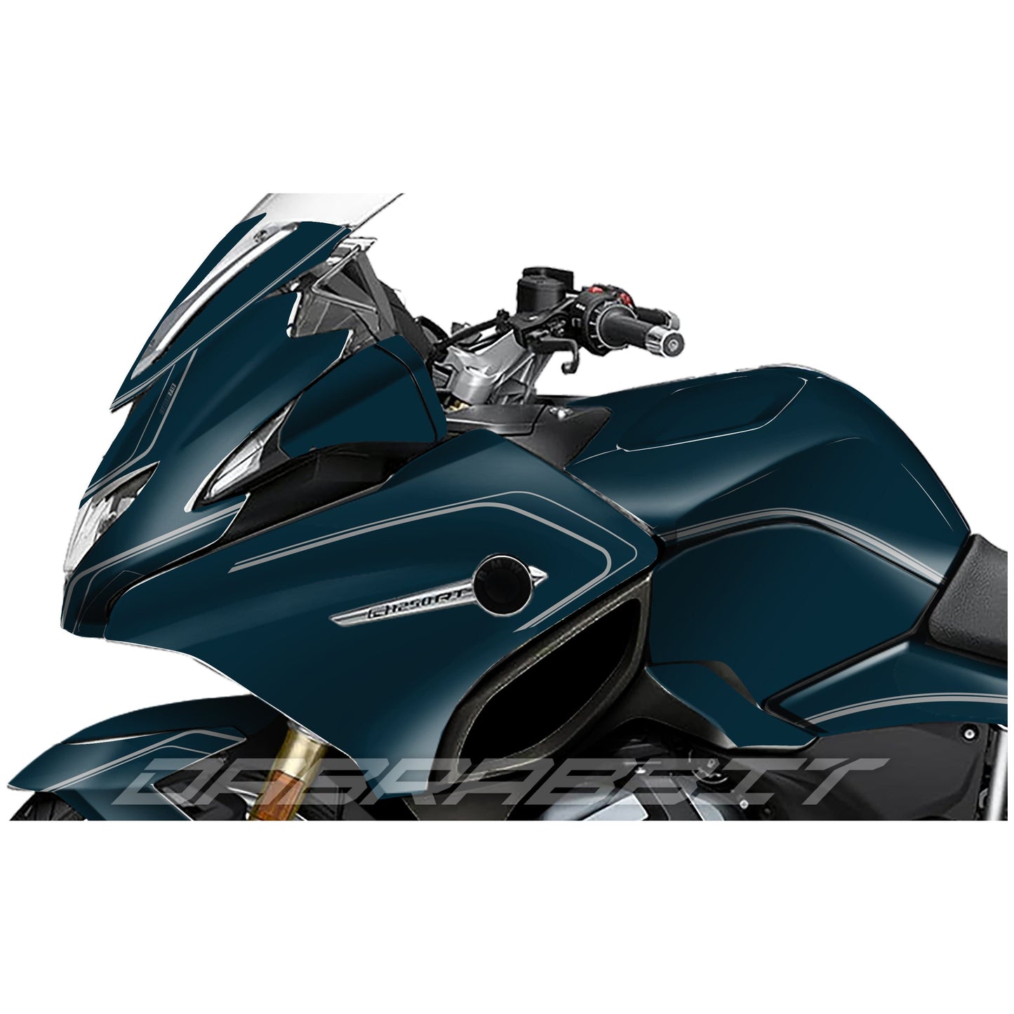 BMW R 1200/1250 RT stickerset Darkblue