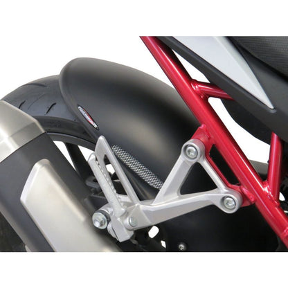 Achterspatbord sport-line mat zwart met zilver gaas Honda CB750 Hornet '23-