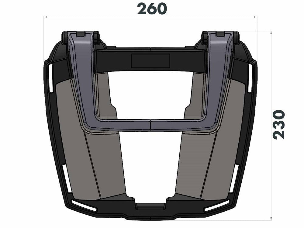 Topdrager zwart Easyrack Hepco&Becker BMW S1000XR '20-23