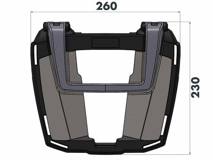 Topdrager zwart Easyrack Hepco&Becker BMW S1000XR '20-23