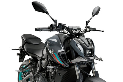 Naked Front Spoiler Puig voor Yamaha MT-07 '21- carbon look