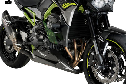 Motorspoiler mat zwart Puig Kawasaki Z900 '17-