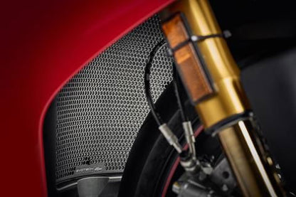 Radiator cover set zwart Evotech Performance Ducati Streetfighter V4 '20-
