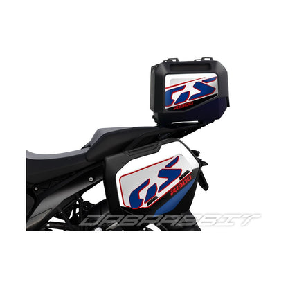 BMW R 1300 GS VARIO koffer stickerset blue