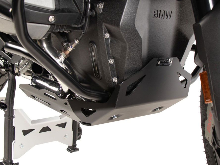 Carterplaat aluminium zwart Hepco&Becker BMW R1300GS '23-