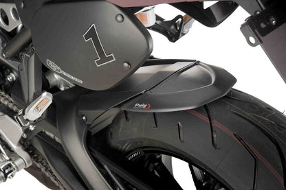 Achterspatbord verlenger Puig mat zwart voor het originele spatbord Kawasaki Versys 1000 '19-