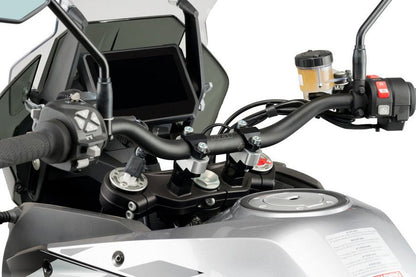 Stuurverhogers 20mm zilver Puig BMW R1200GS / R1250GS / Adventure