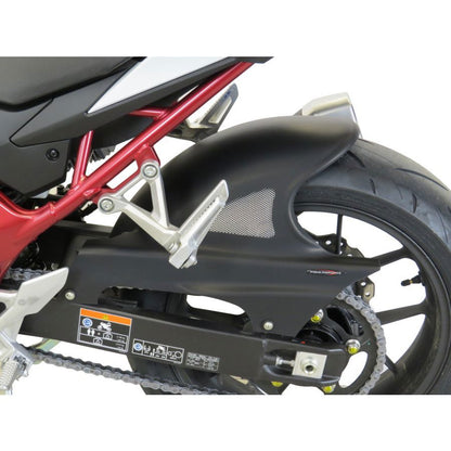 Achterspatbord sport-line mat zwart met zilver gaas Honda CB750 Hornet '23-