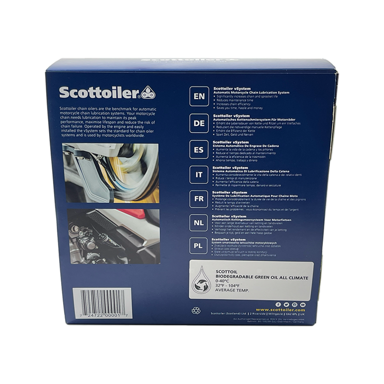Scottoiler kettingsmeersysteem Bio olie