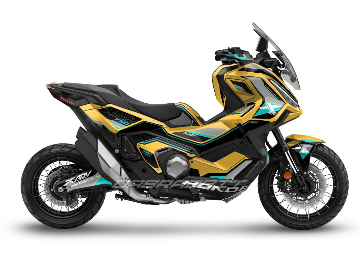 X-ADV 750 (2025) Full Graphic Kit – XL Yellow Edition (XL-Y)