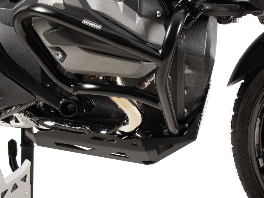 Carterplaat aluminium zwart Hepco&Becker BMW R1300GS '23-