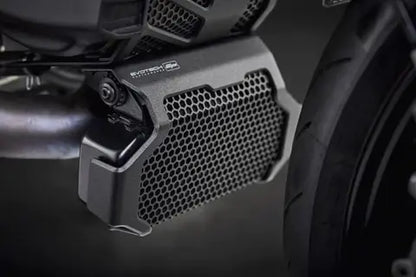 Radiator/oliekoeler/engine guard cover set zwart Evotech Performance Ducati Hypermotard 950/SP '19-