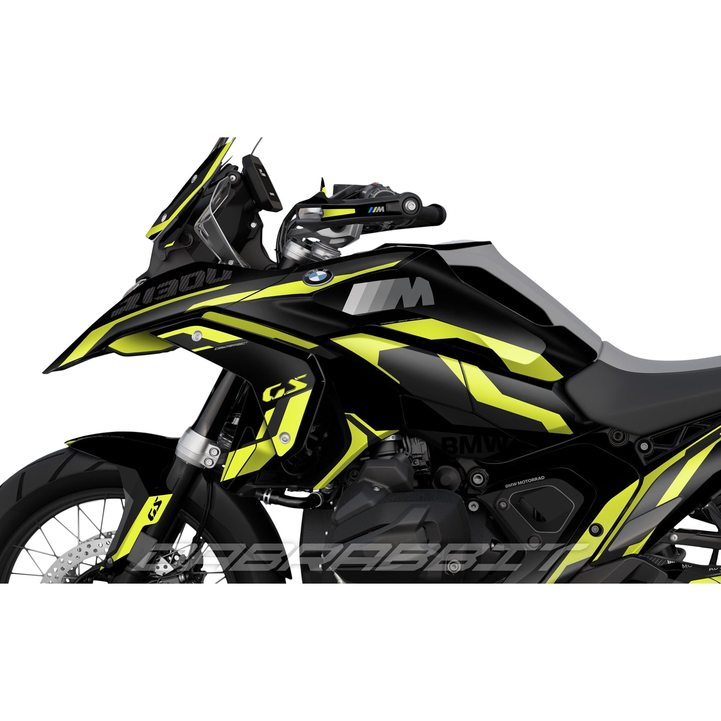 BMW R1300GS stickerset M Fluo