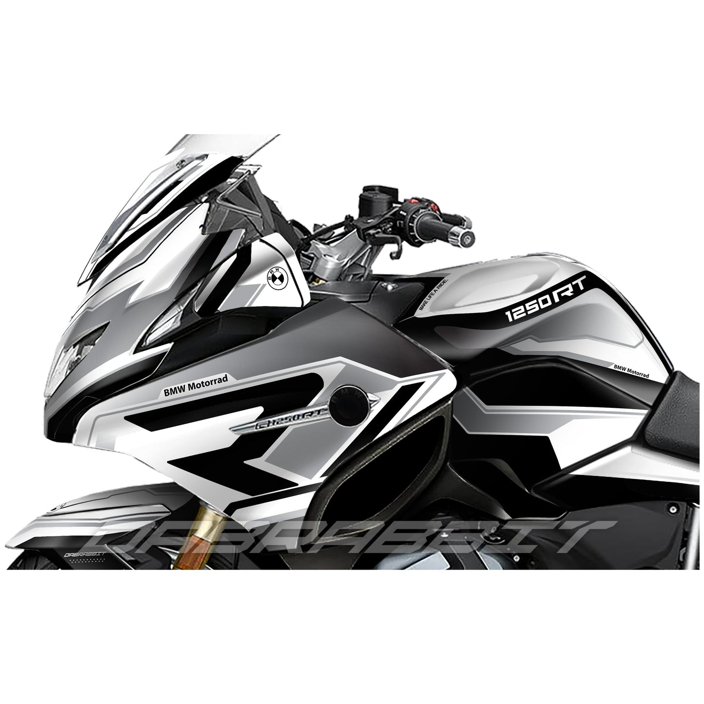 BMW R 1200/1250 RT stickerset pack grey W