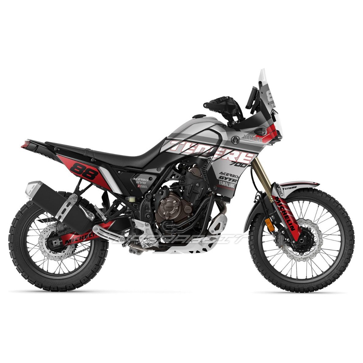 YAMAHA TENERE 700 / T7 stickerset (SD-GR)