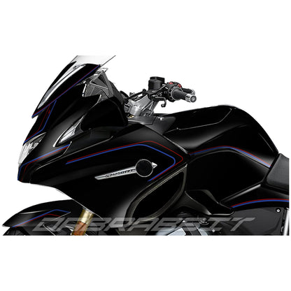 BMW R 1200/1250 RT stickerset zwart M