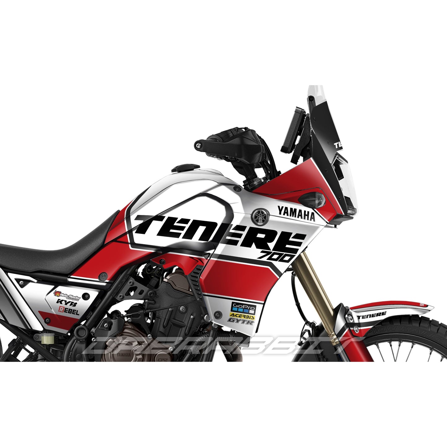 YAMAHA TENERE 700 / T7 stickerset (DD-R)