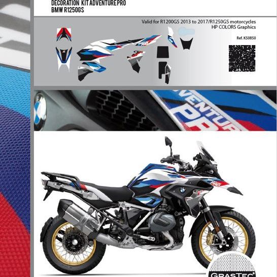 Decoration and protection kit Uniracing BMW R1200GS LC / R1250GS LC Adventure Pro HP