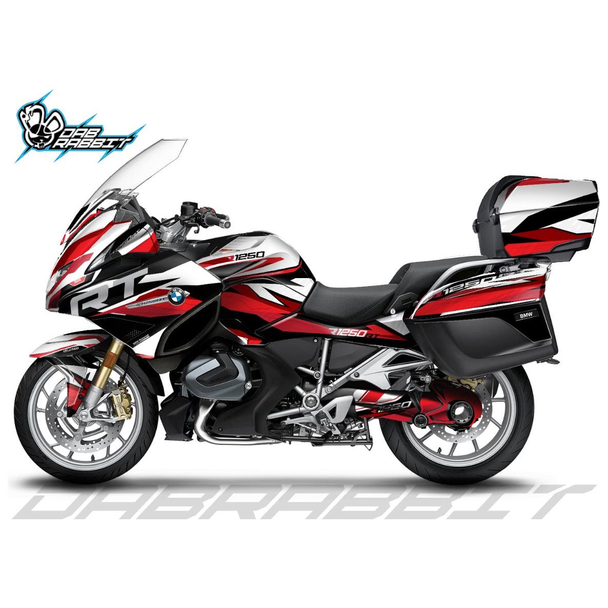 BMW R 1200/1250 RT stickerset M pack red