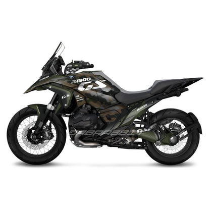 BMW R1300GS stickerset pack camogreen