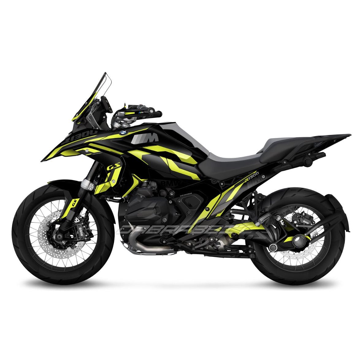 BMW R1300GS stickerset M Fluo