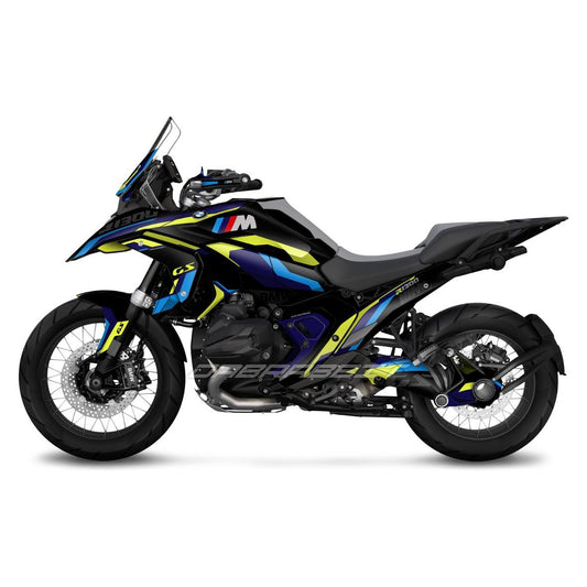 BMW R1300GS M stickerset pack blue