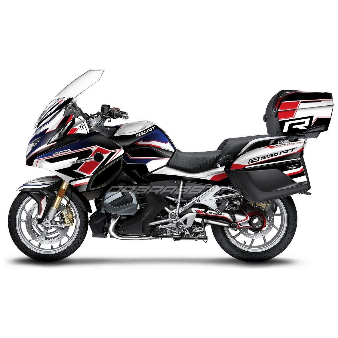 BMW R 1200/1250 RT stickerset M wit