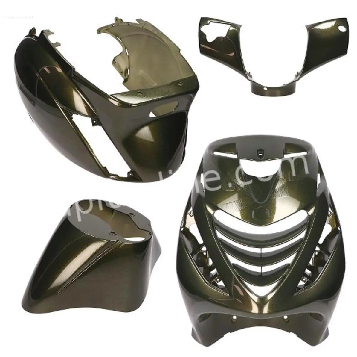 Kappenset High Gloss Python Green | Piaggio ZIP 2000/SP Modellen