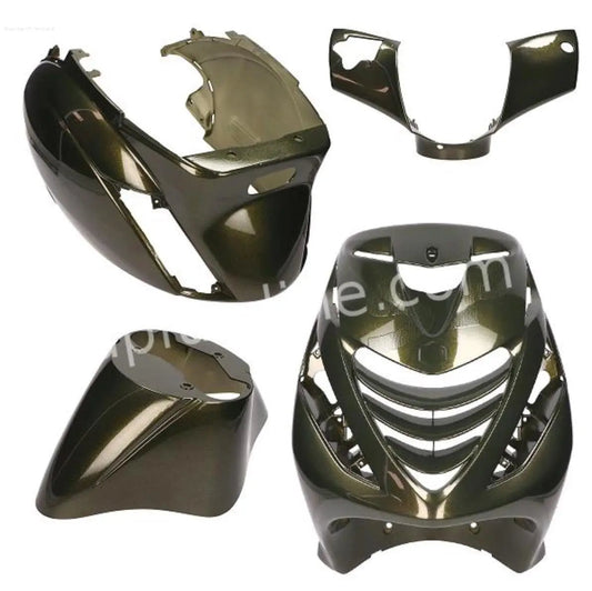Kappenset High Gloss Python Green | Piaggio ZIP 2000/SP Modellen