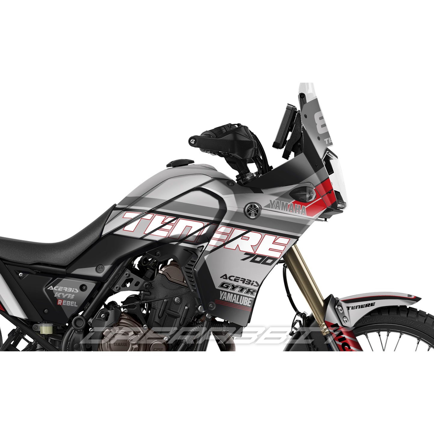 YAMAHA TENERE 700 / T7 stickerset (SD-GR)