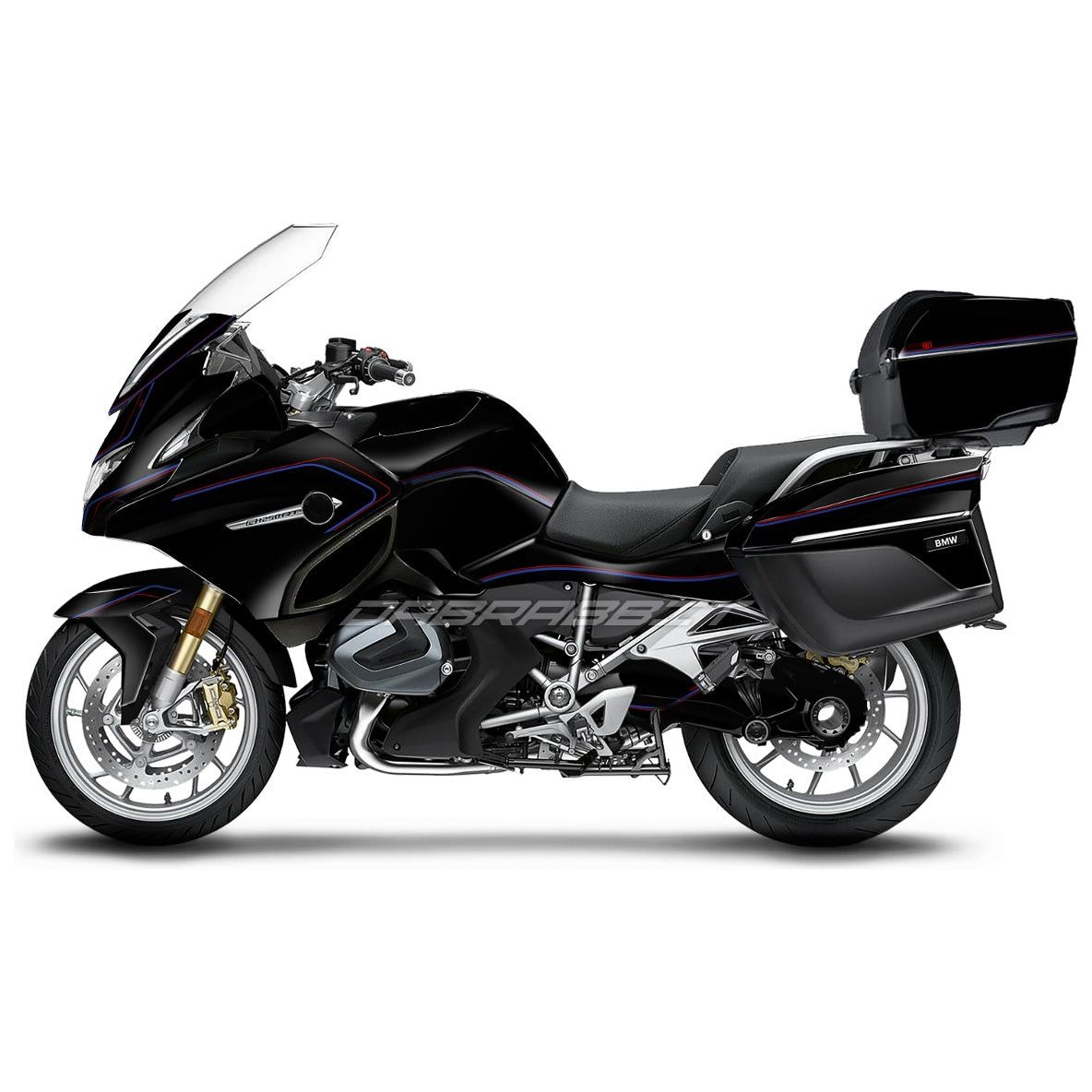 BMW R 1200/1250 RT stickerset zwart M