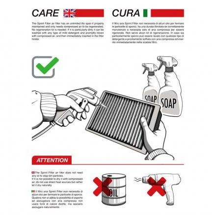 AIR FILTER P08 SPRINT FILTER BMW F 900 GS / ADVENTURE 2023-2024