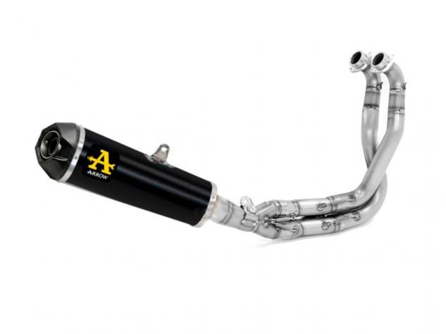ARROW DARK ALUMINUM INDY RACE FULL SYSTEM KAWASAKI Z 650 / NINJA 650 2021-2023