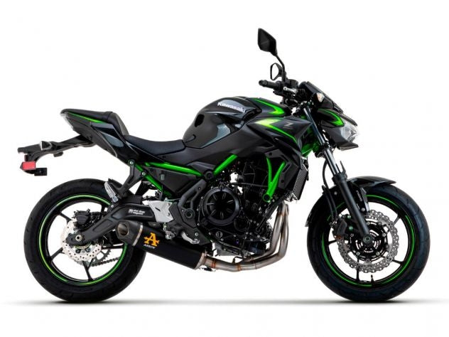 ARROW DARK ALUMINUM INDY RACE FULL SYSTEM KAWASAKI Z 650 / NINJA 650 2021-2023