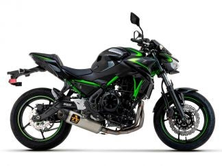 ARROW DARK ALUMINUM INDY RACE FULL SYSTEM KAWASAKI Z 650 / NINJA 650 2021-2023